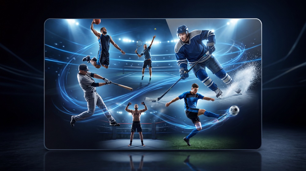 Sports coverage